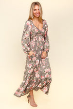 Haptics Twisted Detail Ruffled Hem Floral Dress with Side Pockets - Beautiful Woman