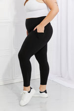 Leggings Depot Full Size Strengthen and Lengthen Reflective Dot Active Leggings - Beautiful Woman