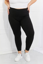 Leggings Depot Full Size Strengthen and Lengthen Reflective Dot Active Leggings - Beautiful Woman