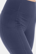 Leggings Depot High Waist Wide Waistband Leggings - Beautiful Woman