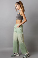 POL Embellishments Gradient Wide Leg Pants - Beautiful Woman