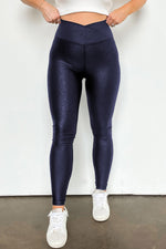 Solid High Waist Leggings - Beautiful Woman