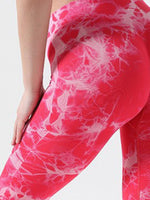 Tie-Dye High Waist Active Leggings - Beautiful Woman