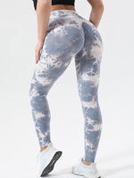 Tie-Dye High Waist Active Leggings - Beautiful Woman