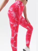 Tie-Dye High Waist Active Leggings - Beautiful Woman