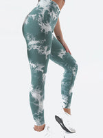 Tie-Dye High Waist Active Leggings - Beautiful Woman