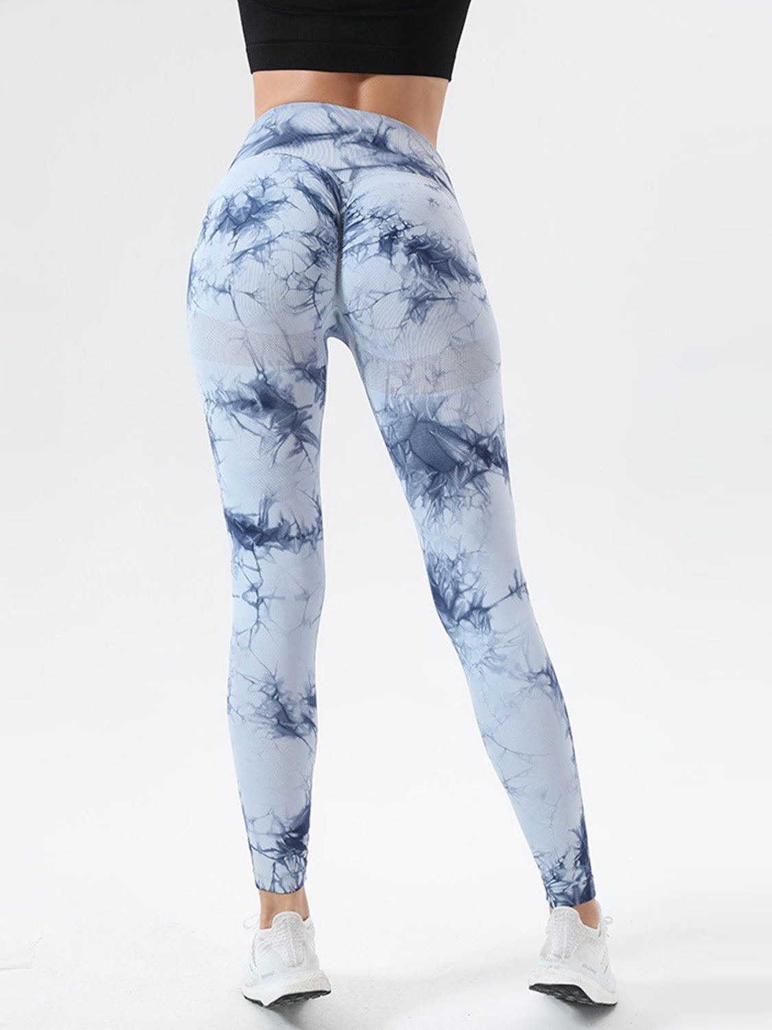 Tie-Dye High Waist Active Leggings - Beautiful Woman