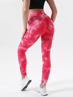 Tie-Dye High Waist Active Leggings - Beautiful Woman