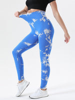 Tie-Dye High Waist Active Leggings - Beautiful Woman