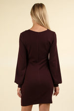 VERY J Ruched Detail Bodycon Mini Dress - Beautiful Woman